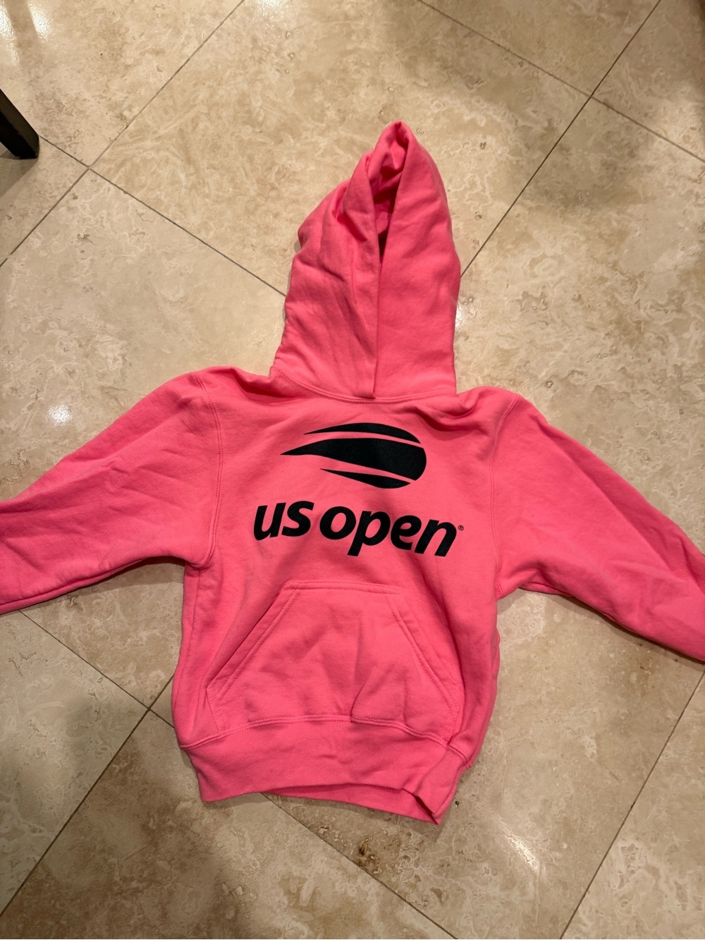 US Open Kids' Pink Hooded Sweatshirt